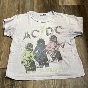 Light purple AC/DC vintage Tshirt size small